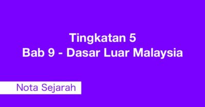 Nota Dasar Luar Malaysia